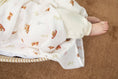 Load image into Gallery viewer, Organic Cotton & Bamboo Muslin Swaddle Blanket in Doodle