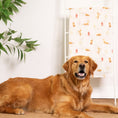 Load image into Gallery viewer, Organic Cotton & Bamboo Muslin Swaddle Blanket in Golden Retriever
