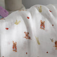 Load image into Gallery viewer, Organic Cotton & Bamboo Muslin Swaddle Blanket in Yorkie
